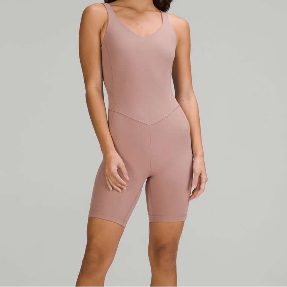 Lululemon Athletica Dusty Pink Athletic Romper